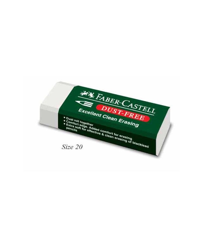 Faber-Castell Dust Free Art Eraser Green